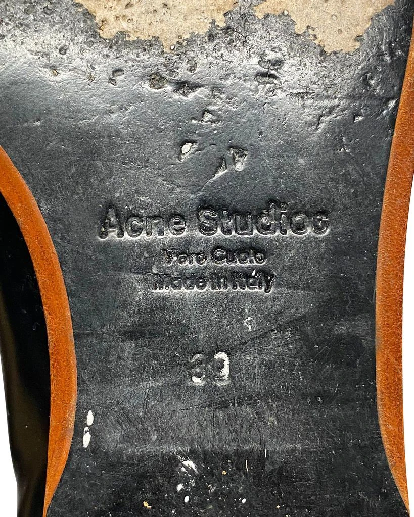 Acne Studios Martha Oxfords in Black Leather 6