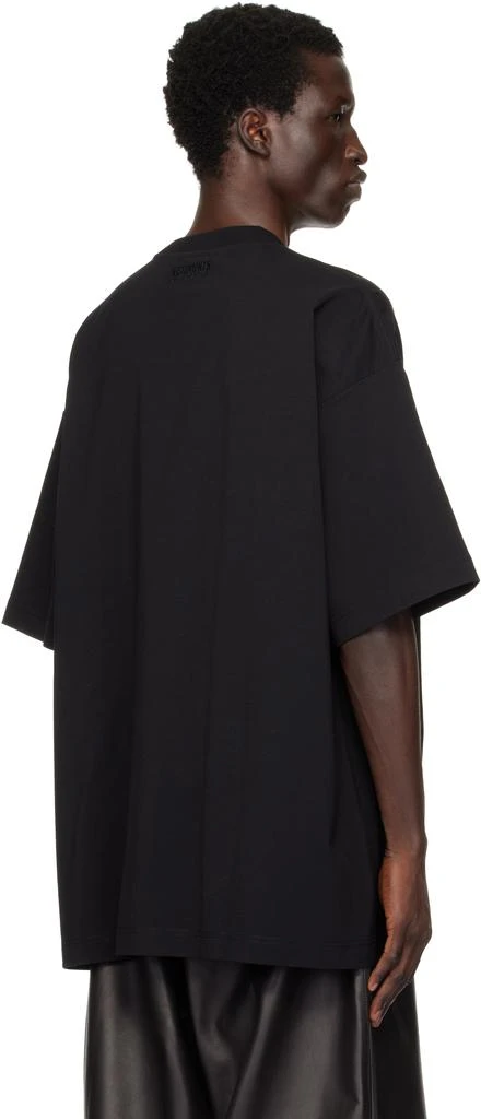 Vetements Black Embroidered Logo T-shirt 3
