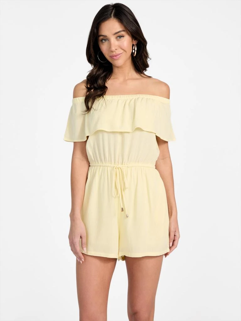 Guess Factory Carmella Off-the-Shoulder Romper 1