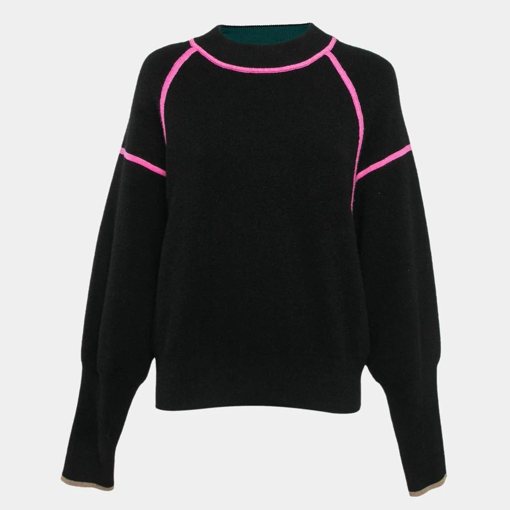 Diane von Furstenberg Diane Von Furstenberg Black Wool Rhlyee Jumper L 1