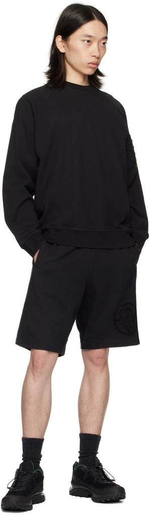 Stone Island Black Heavy Sweatshirt 5