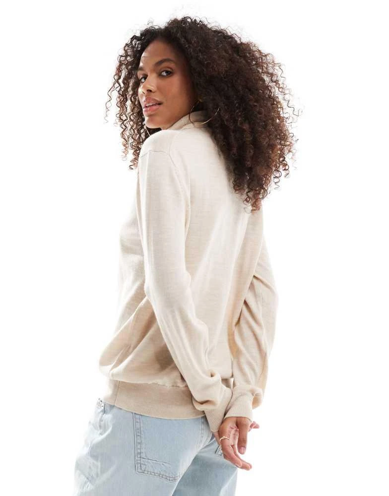 Ralph Lauren Polo Ralph Lauren roll neck knit jumper in cream 4