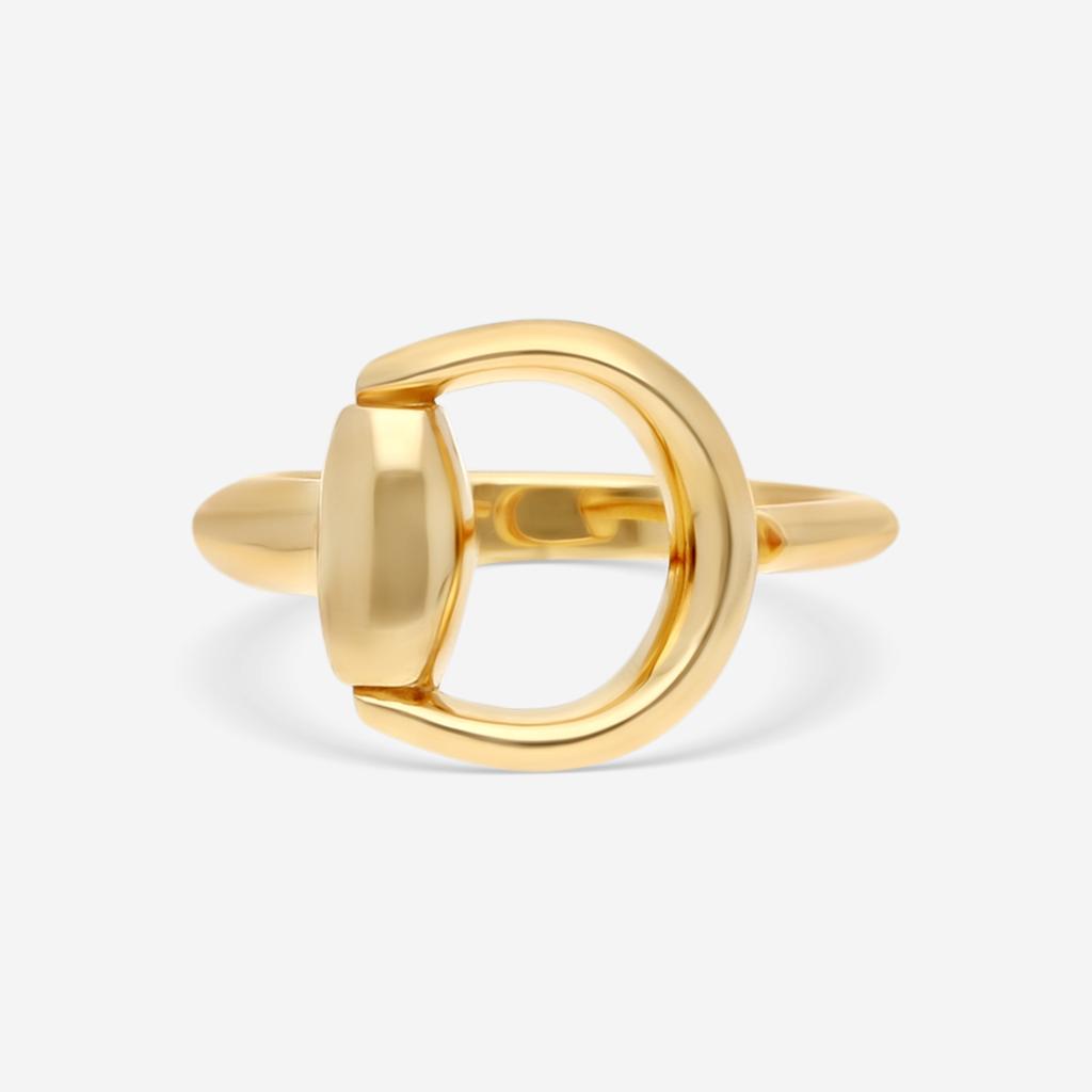 Gucci Gucci Horsebit 18K Yellow Gold Ring YBC795651001010