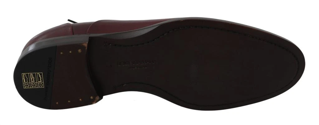 Dolce & Gabbana Elegant  Leather Dress Men's Shoes 6