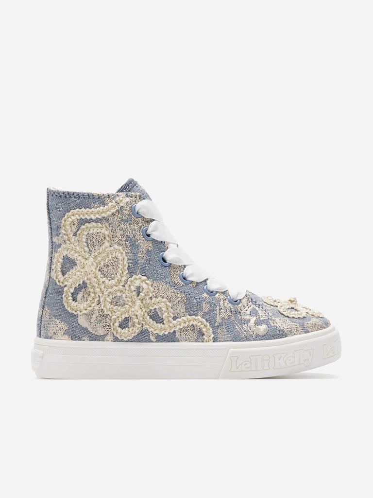 Lelli Kelly Girls Zoe Mid Baseball Boots in Blue