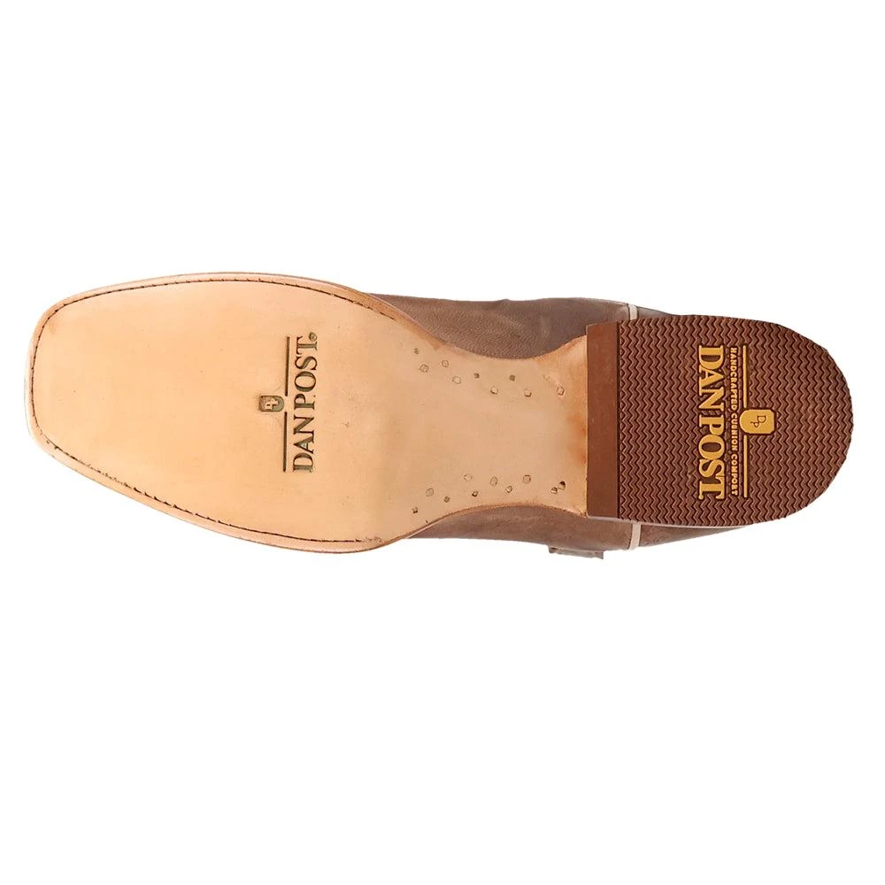 Dan Post Boots Jerry Embroidered Square Toe Pull On Cowboy Boots 5