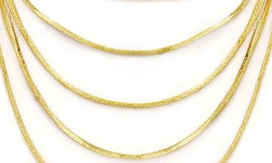 Panacea Layered Snake Chain Necklace