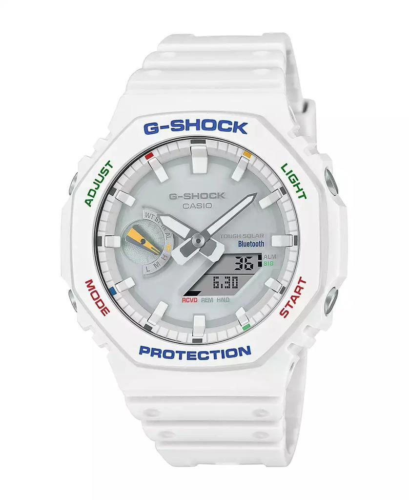 G-Shock Men's Analog Digital White Resin Watch, 45.5mm, GAB2100FC-7A 1