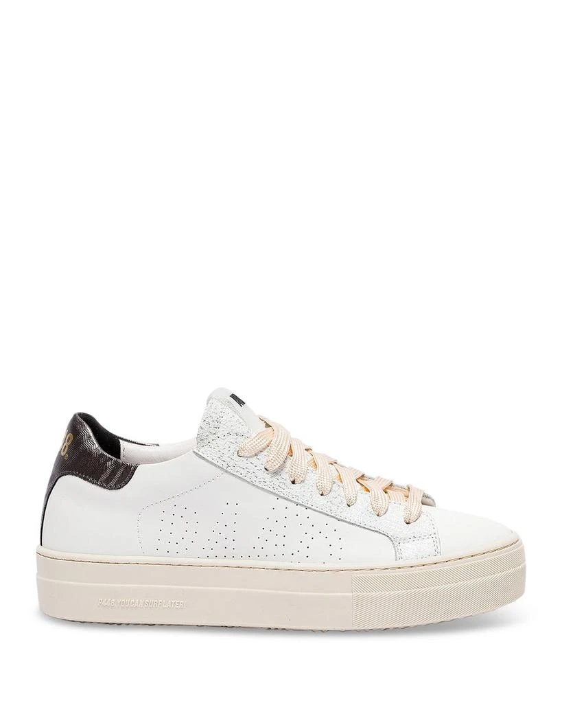 P448 Women's F23 Thea Lace Up Low Top Sneakers 1