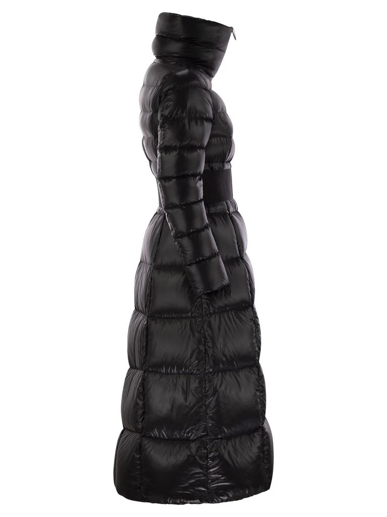 Herno Long Down Jacket With High Belt Coats BeyondStyle - Main Image