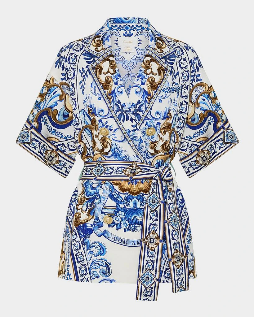 Camilla Azul Adventures Double-Breasted Short Jacket 1