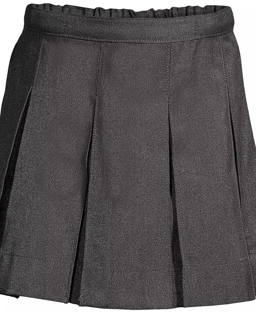 Lands' End Big Girls Top of Knee Box Pleat Skirt