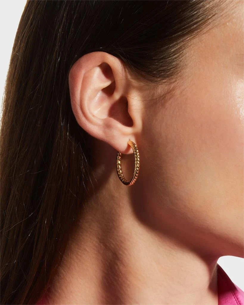 Anita Ko 18k Yellow Gold Zoe Braided Hoop Earrings 3