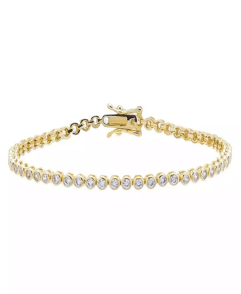 by Adina Eden Bezel Tennis Bracelet 1