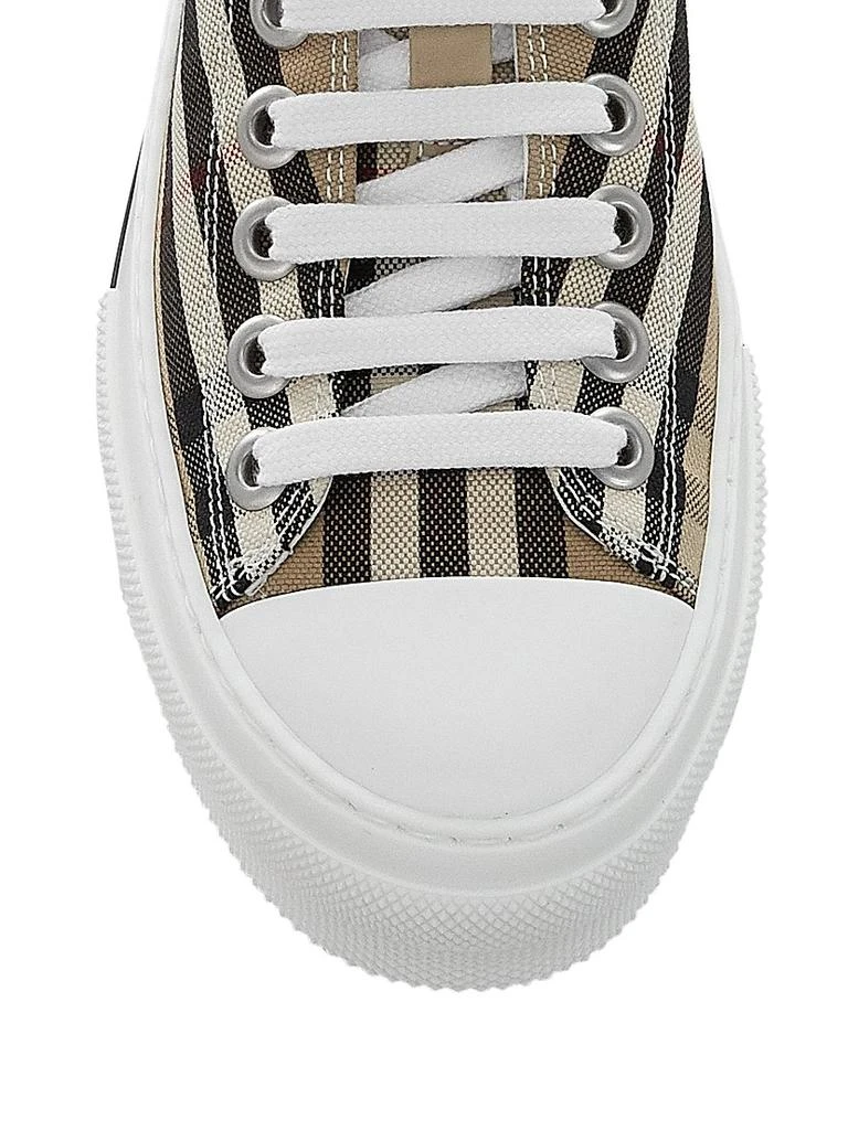 Burberry Check Cotton Logo Sneakers 4