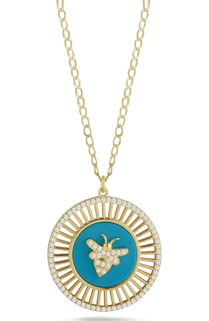 Sphera Milano Bee Medallion Necklace 1