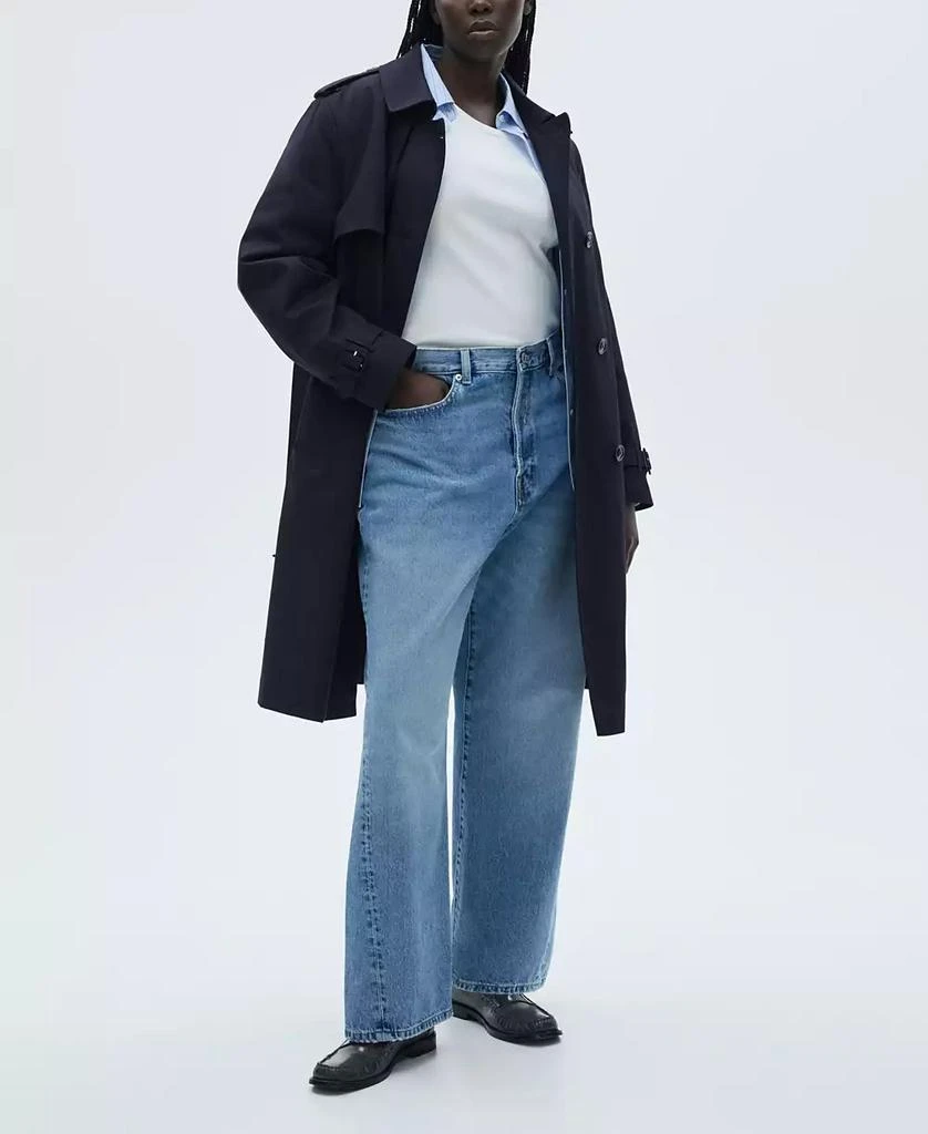 Mango Women's Belted Classic Trench Coat 4