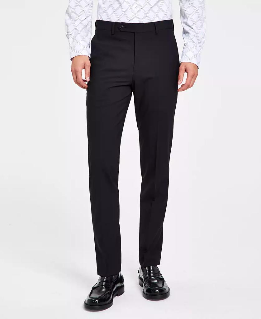 Bar III Men's Skinny Fit Wrinkle-Resistant Wool-Blend Suit Separate Pant, Created for Macy's - CLOSE OUT!