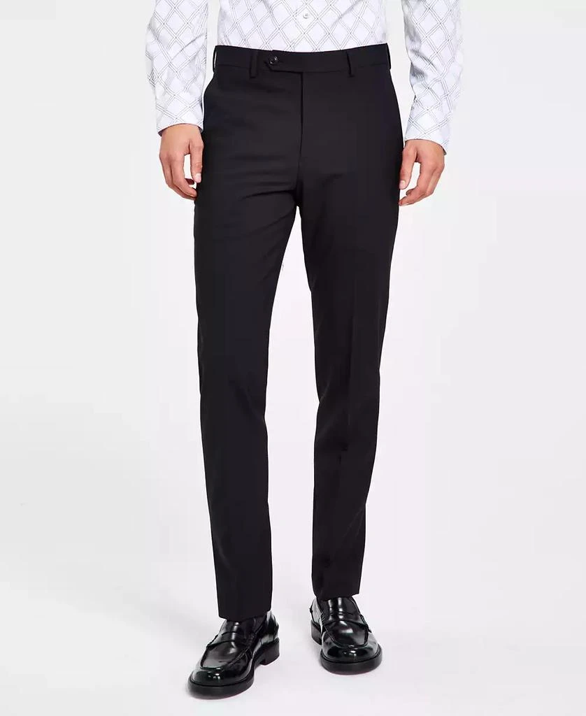 Bar III Men's Skinny Fit Wrinkle-Resistant Wool-Blend Suit Separate Pant, Created for Macy's 2