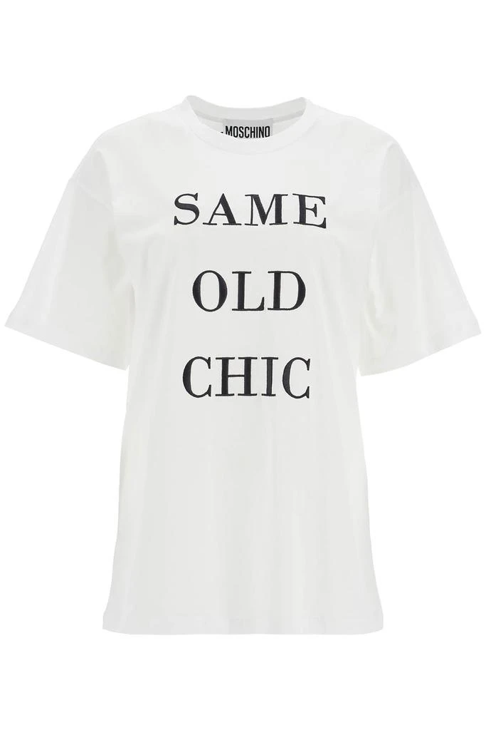 Moschino Women's "Oversized T-Shirt With Same Old 1