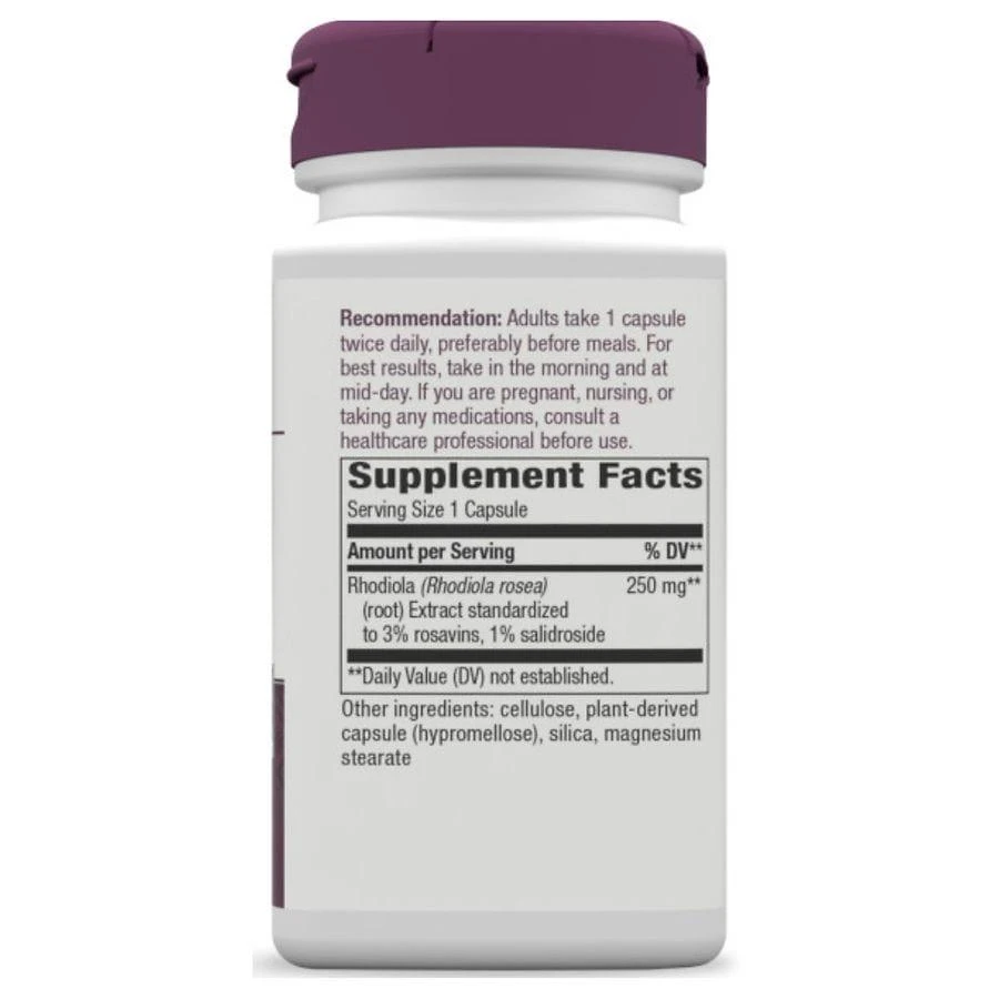 Nature's Way Rhodiola Energy Vegan Capsules 5