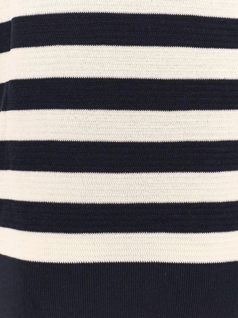 LANEUS Striped knitted cotton sweater 3