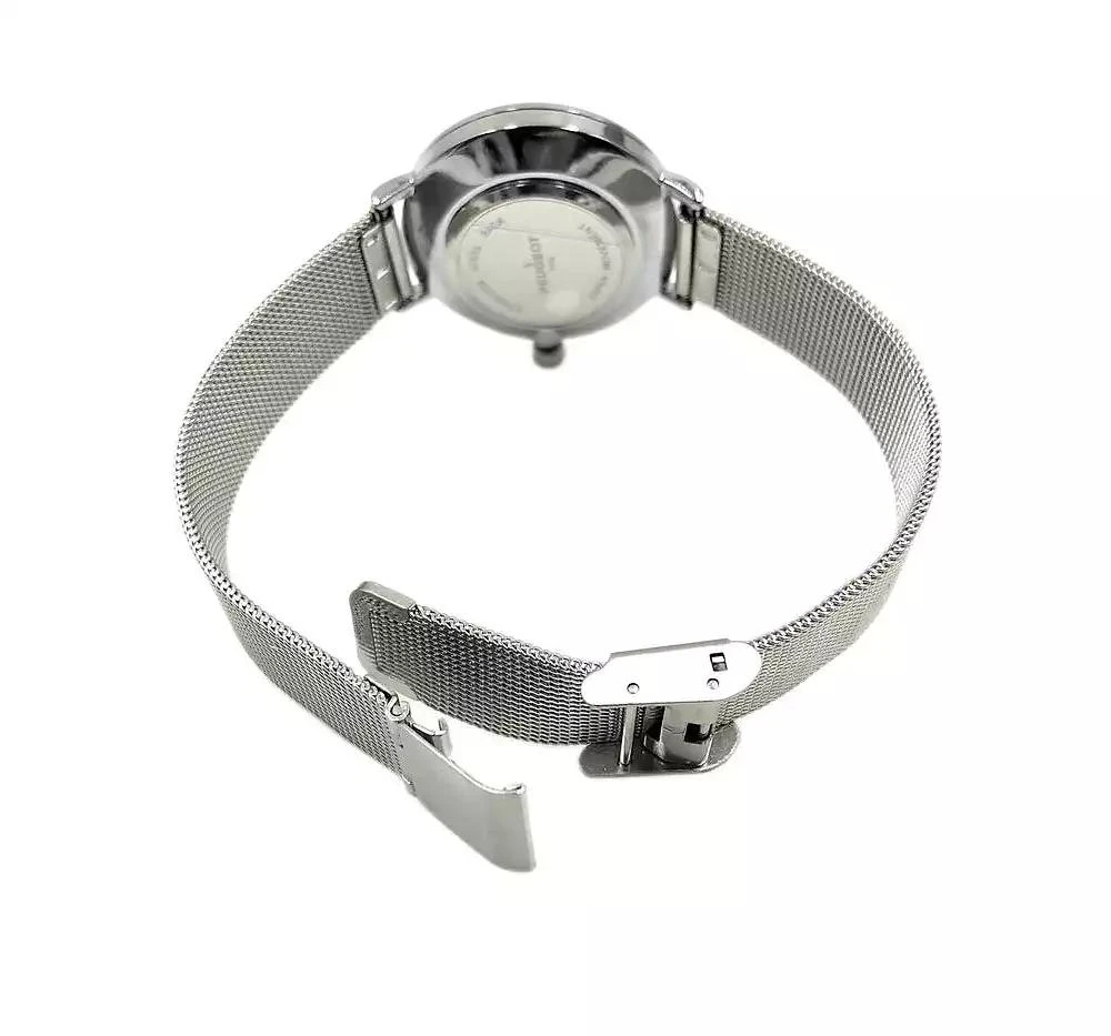 Peugeot Women's 30mm Blue Sleek Stainless Steel Mesh Band Watch 3