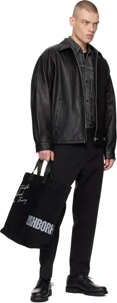 NEIGHBORHOOD Black Ankle Trousers 4