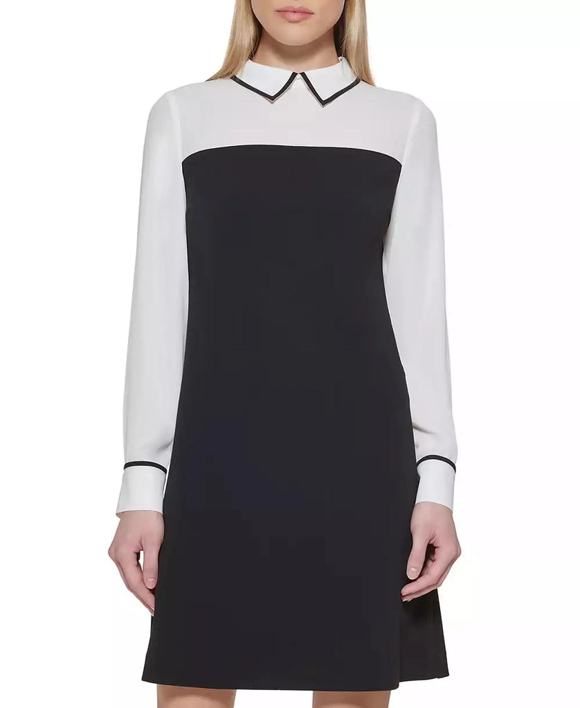Tommy Hilfiger Women's Collared Sheath Dress, 0P-1 4