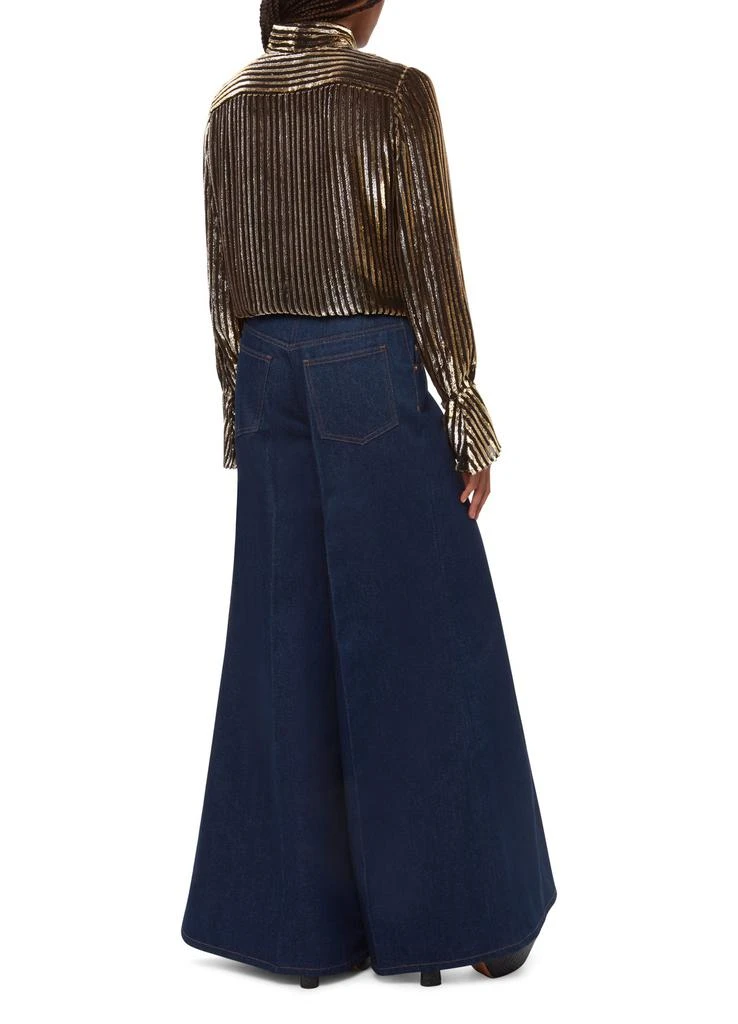 Nina Ricci Tie-Neck Velvet Shirt 5