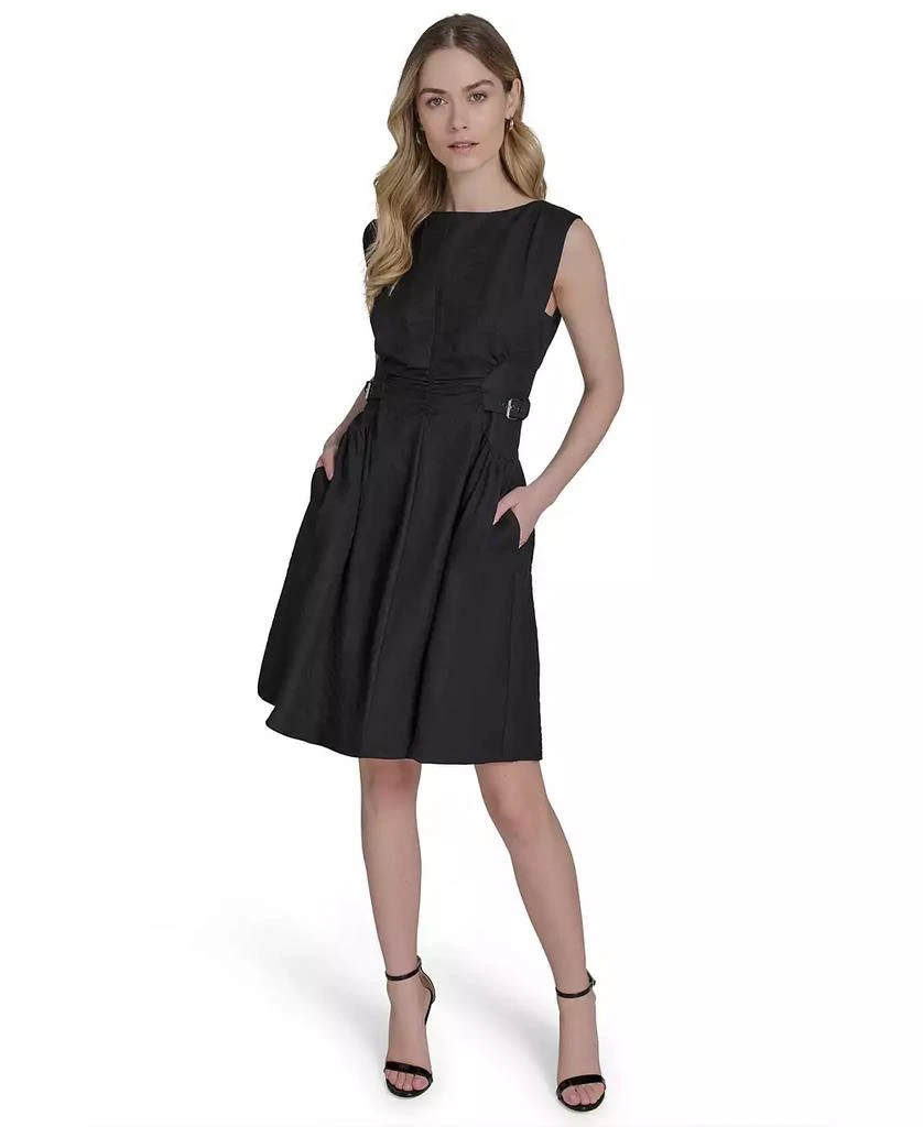 Shop Women's Crepe Sleeveless Fit & Flare Dress on Sale at BeyondStyle   Get 82% Off Women's Crepe Sleeveless Fit & Flare Dress with Limited-Time  Flash Deals, Exclusive Discounts, and Special Offers.