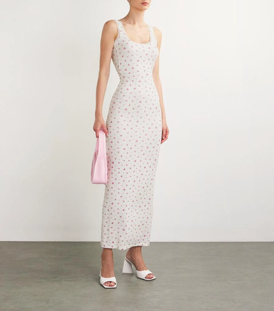 SKIMS Floral Soft Lounge Maxi Dress 2