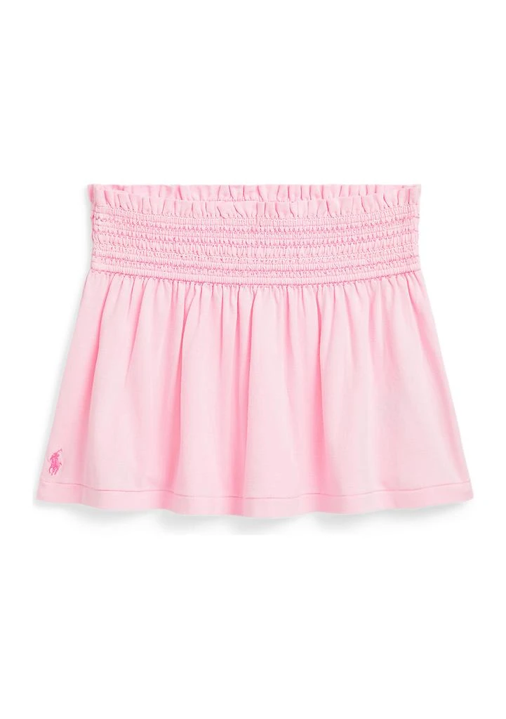 Ralph Lauren Girls 2-6x Smocked Cotton Jersey Skirt
