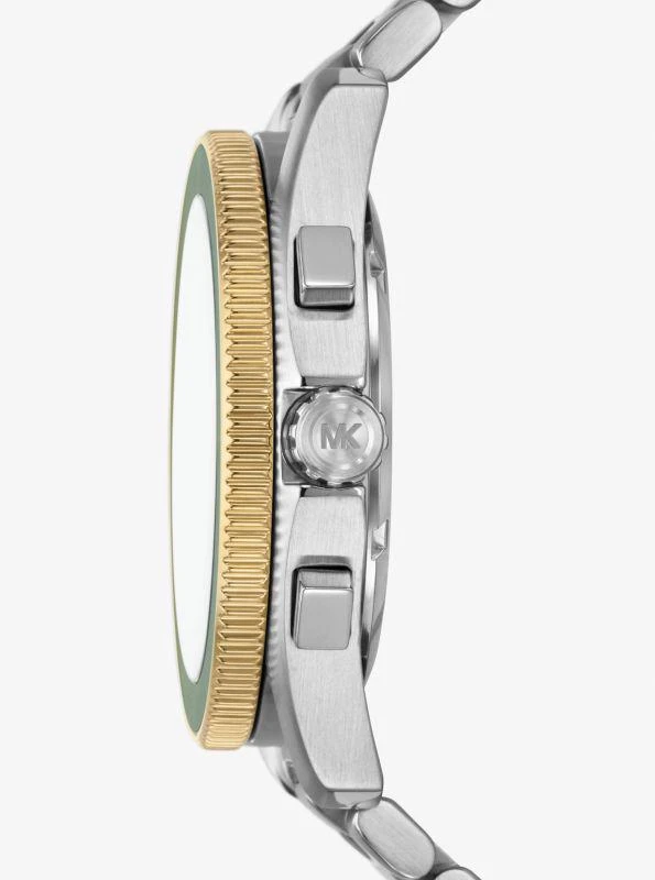 undefined Oversized Maritime Two-Tone Watch 2