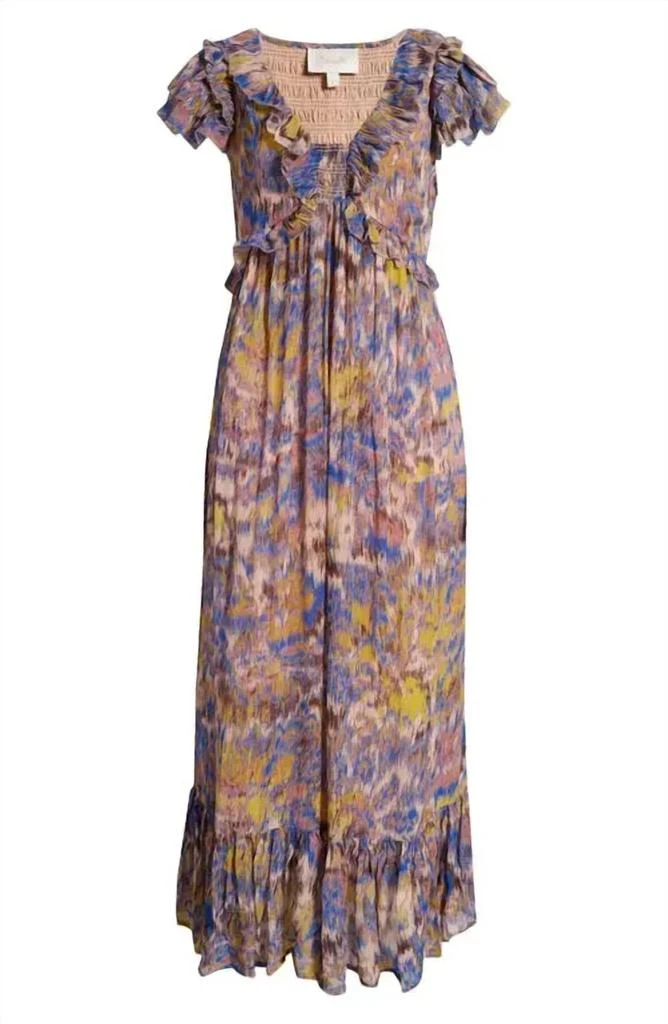 Cleobella Helene Ankle Dress In Azucar 5