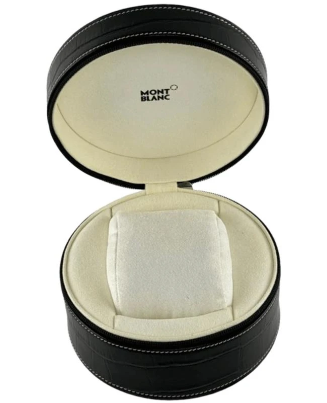 MontBlanc Montblanc Black Leather Watch Case 0000003881 1