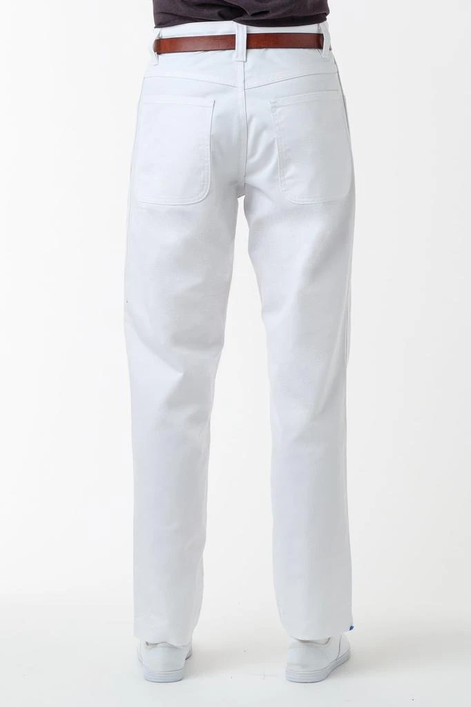 Los Angeles Apparel RTWL01 - Twill Work Pants White 3