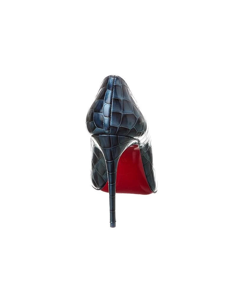 Christian Louboutin Kate 100 Alligator-Embossed Leather Pump 3