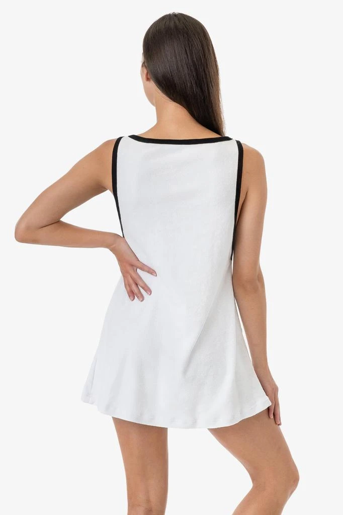 Los Angeles Apparel RLT3629 - Loop Terry Boatneck A-Line Dress 5