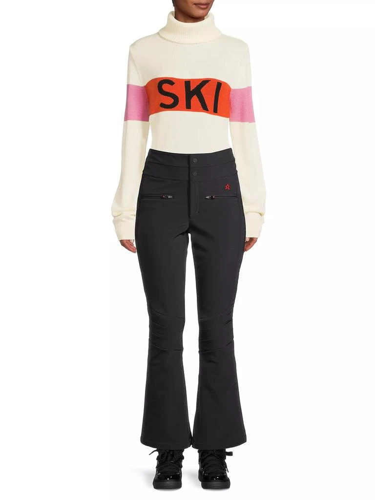 Perfect Moment Colorblocked Intarsia Wool Ski Sweater 2