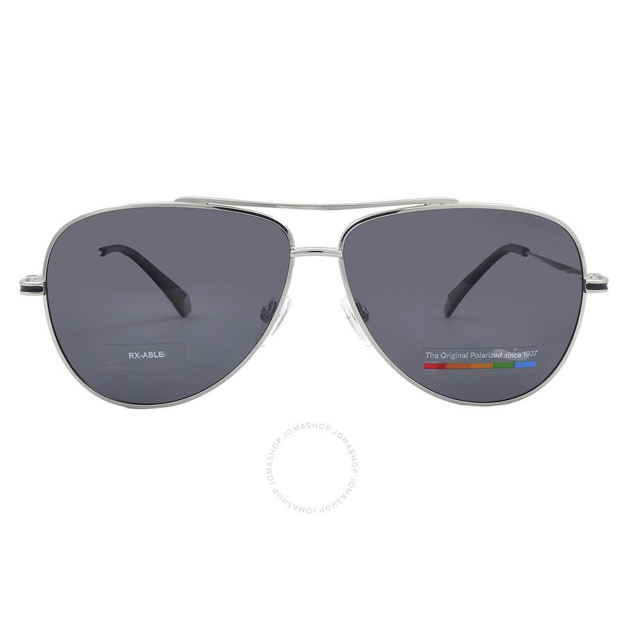 Polaroid Polarized Grey Pilot Unisex Sunglasses PLD 6106/S/X 0010/M9 59