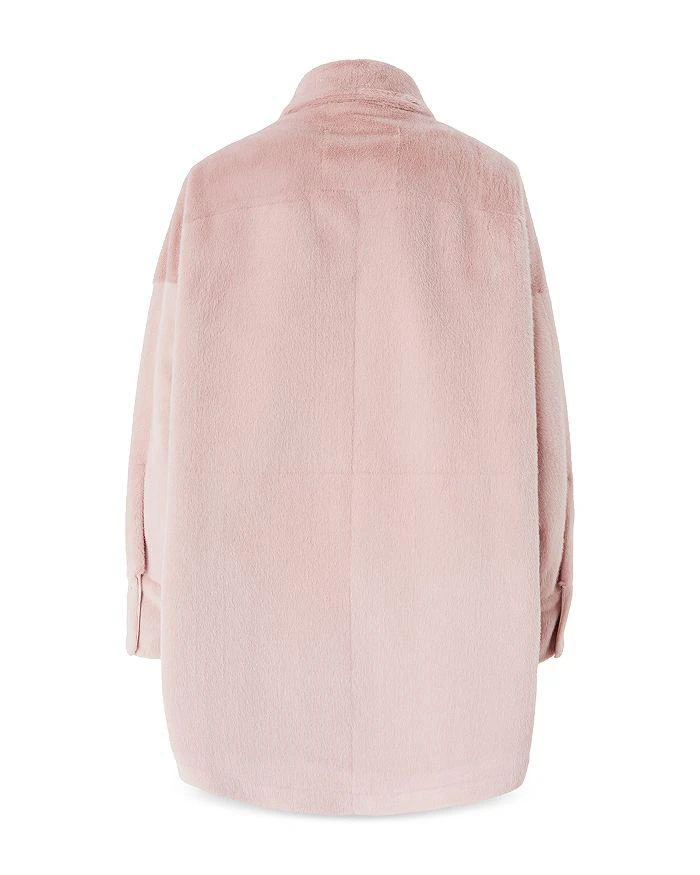 PINKO Lefkada Faux Fur Shacket 6
