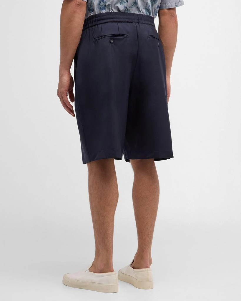 Officine Generale Men's Hank Fresco Wool Shorts 4