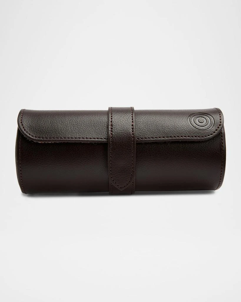 Wolf X WM Brown Watch Roll With Cigar Case 1