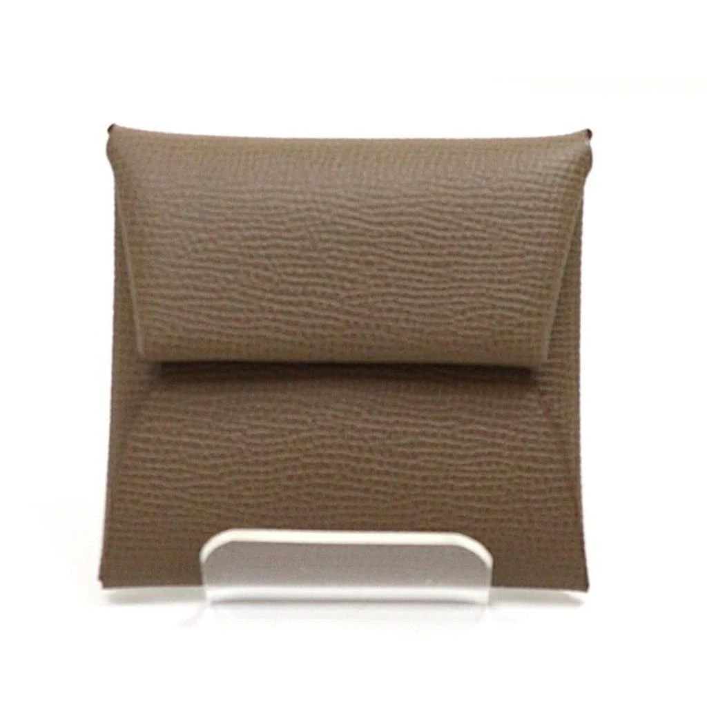 Hermes Etoupe Epsom Leather Coin Purse/Coin Case (Pre-Owned)