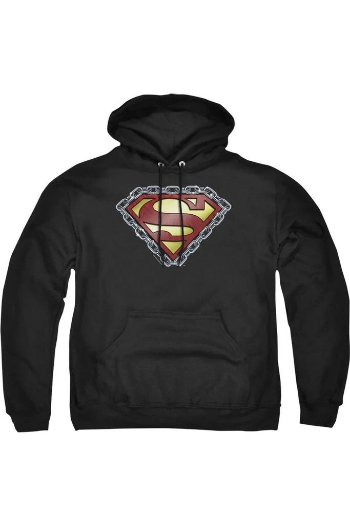 Gildan Superman Chained Shield Adult Pull Over Hoodie / Hooded Sweatshirt 1