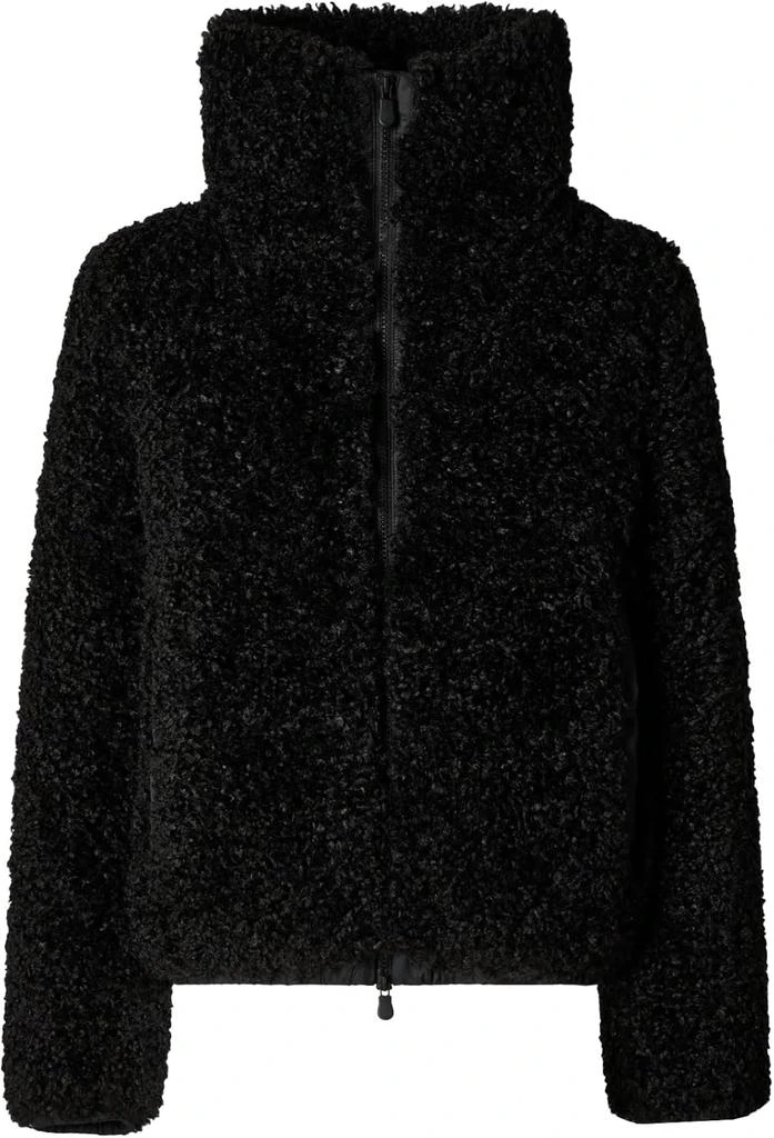 Save The Duck Save the Duck Women's Kennie Faux Fur Coat, Black 1