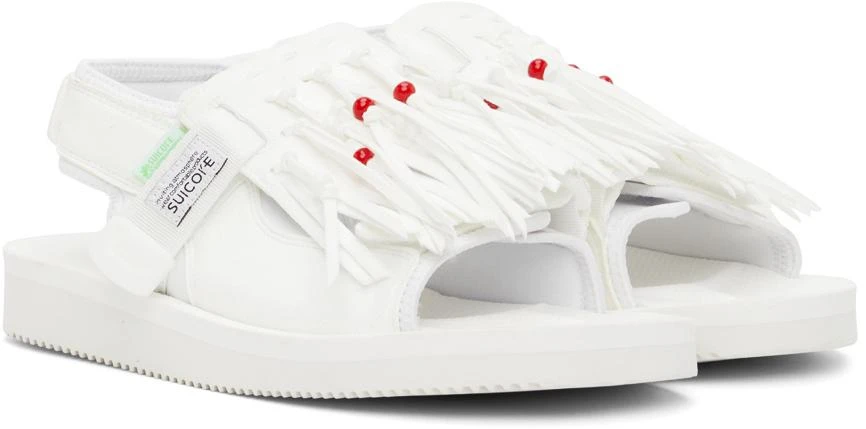 Suicoke White WAS-4ab Sandals 4
