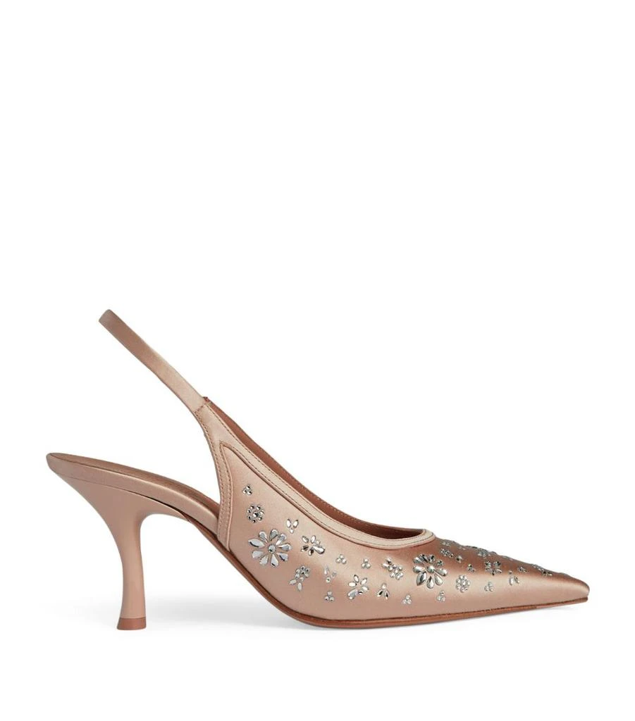 Malone Souliers x Tabitha Simmons Satin Embellished Cameron Pumps 70 1