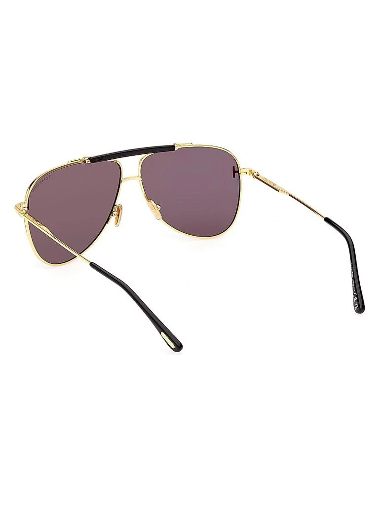 Tom Ford Brady 60MM Pilot Sunglasses 4